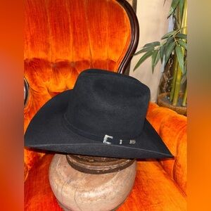 Resistol Black gold 20X Beaver Self-Conforming Cowboy Hat, Size 6 1/2 Black​​